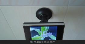 【厂家让利】3.5寸银边吸盘式车载显示器——清晰数字屏，倒车影像好伴侣